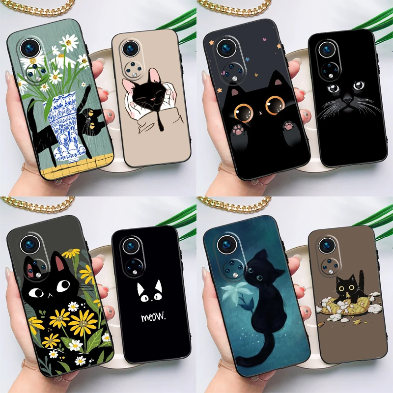 Black Cat Cartoon C… - image