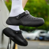 Summer Mens Sandals Outdoor Fashion Slippers Breathable Lightweight Man Beach Sandals Thick Sole Non Slip Casual Garden Shoes 4