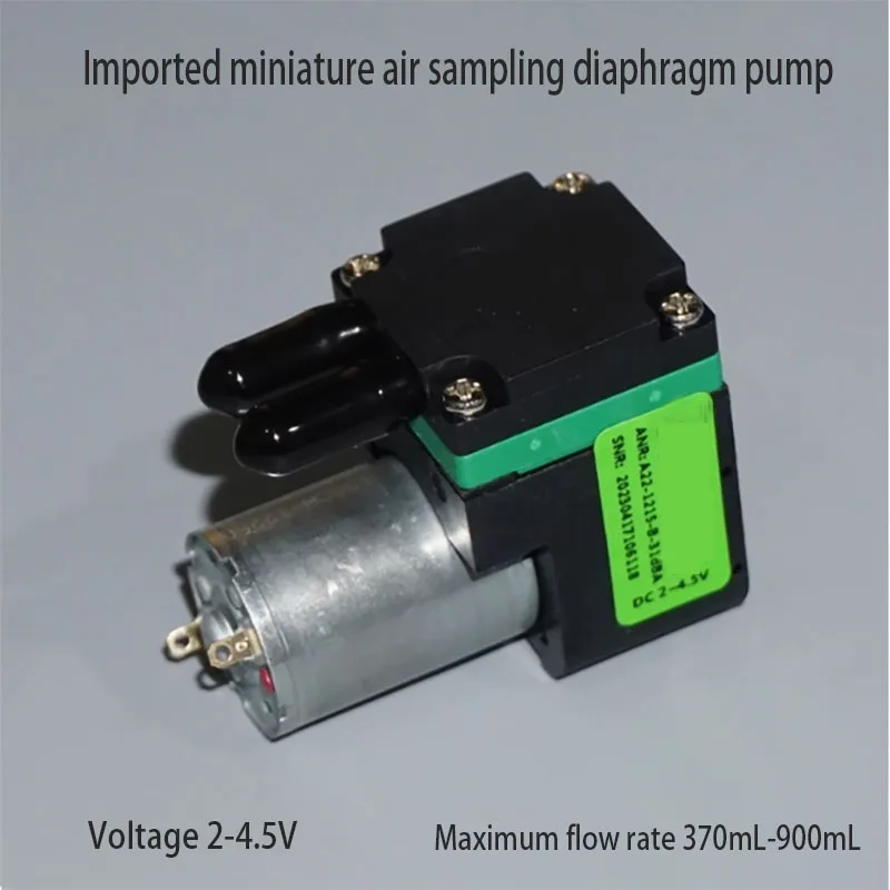 Micro diaphragm sampling air pump vacuum pump 2-4.5V precision sampling air pump replaces Thomas diaphragm pump