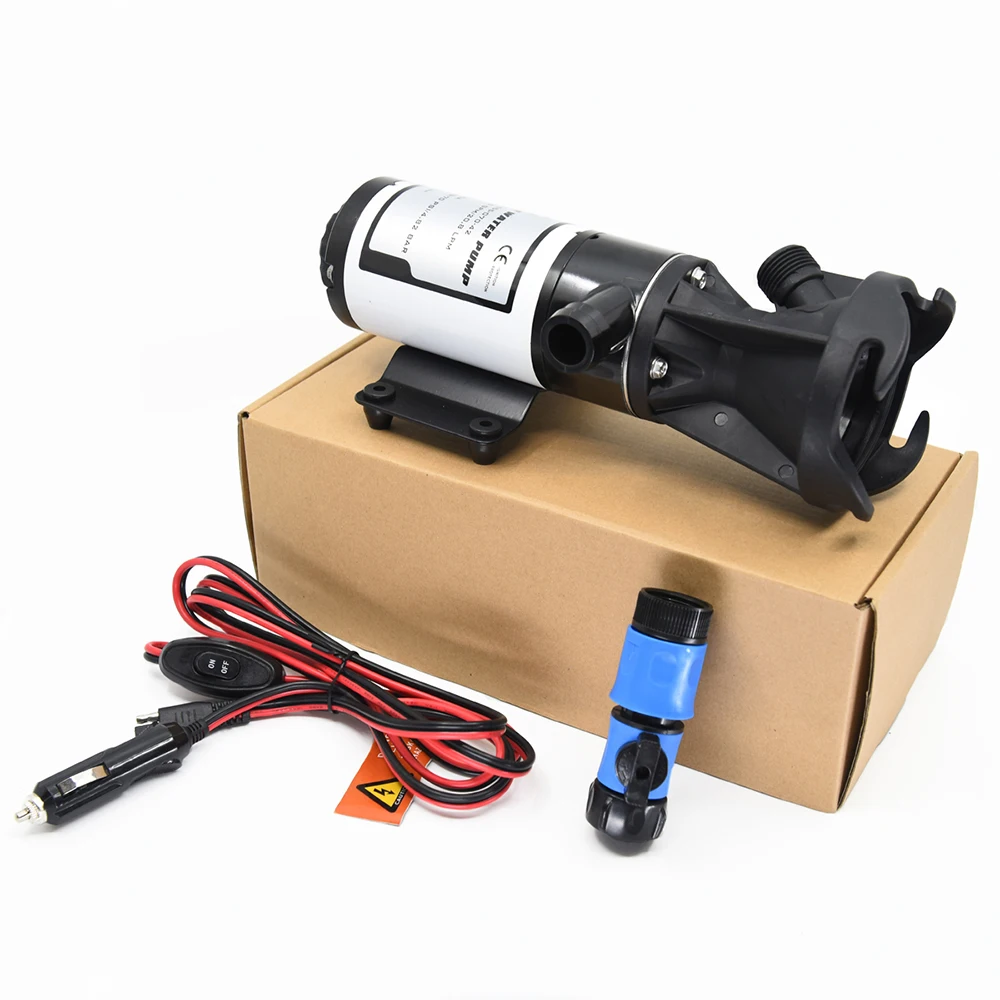 

12 В/24 В насос для измельчения сточных вод на колесах/яхтах, 45,0 л/мин, полностью водонепроницаемый, высокий расход