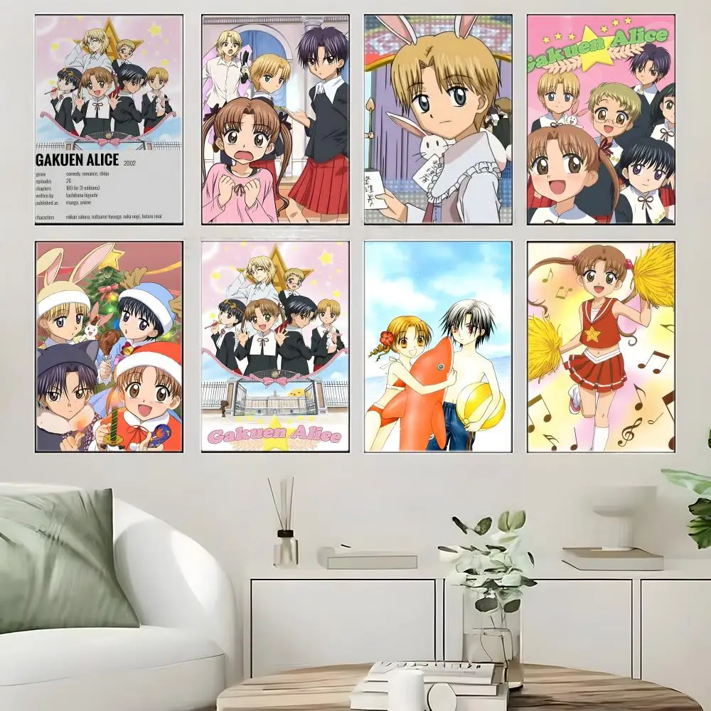 Magic School Anime G-Gakuen Alice Poster Crease Free Waterproof Durable All Space Wall Decor