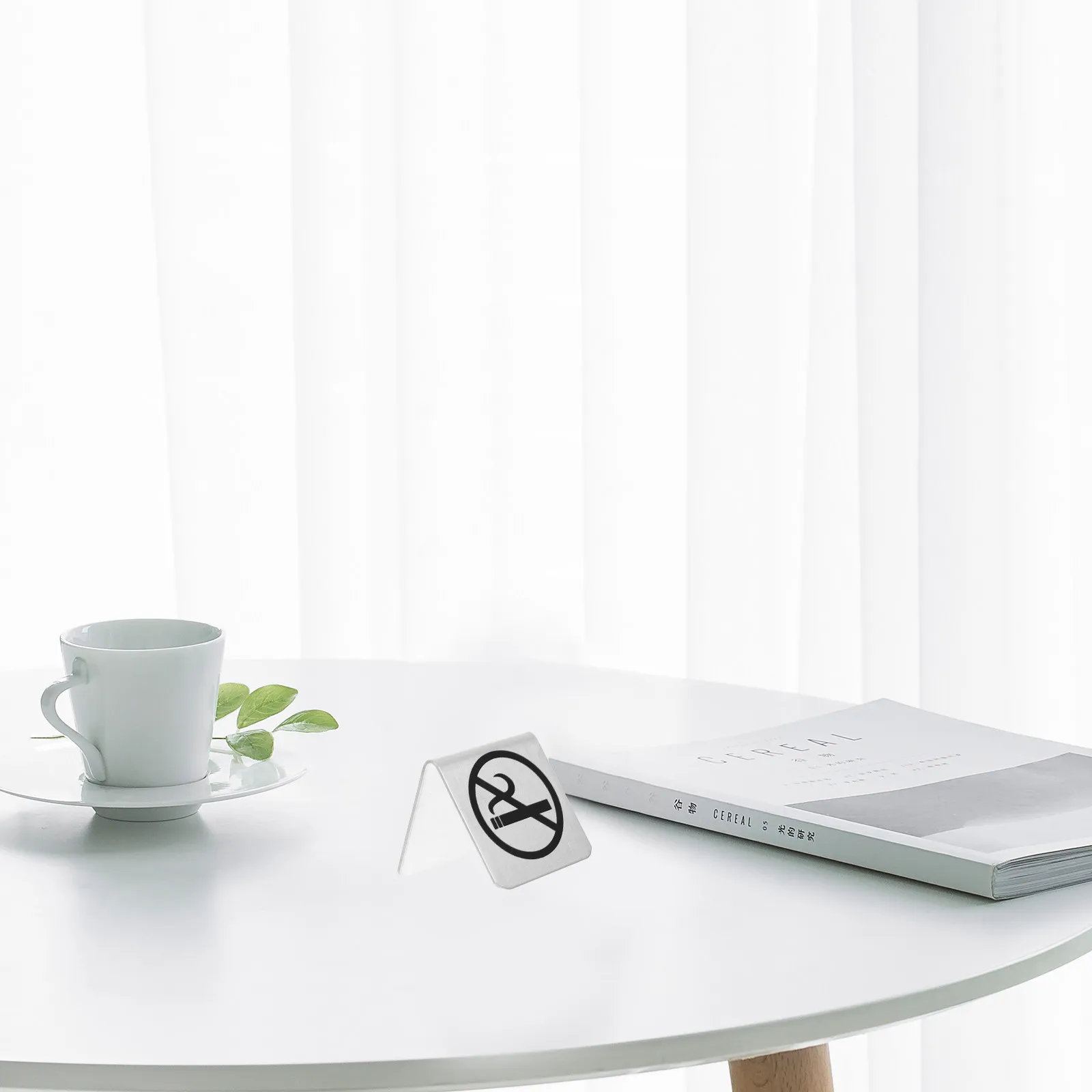 

Знак «Не курить» из нержавеющей стали с устойчивым основанием, настольный, для помещений и улицы, предупреждающий знак о запрете курения для ресторанов, офисов, общественных мест