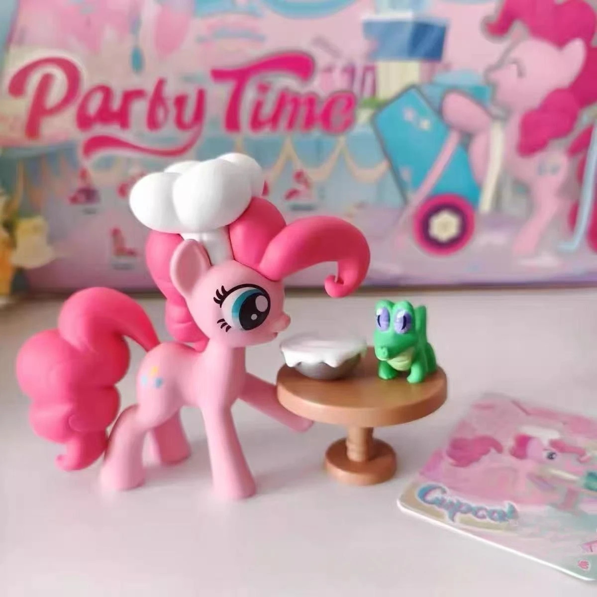 Hasbro genuino My Little Pony Party Time Series Kawaii Twilight Sparkle Pinkie Pie Rainbow Dash caja ciega regalo de cumpleaños juguetes para niños