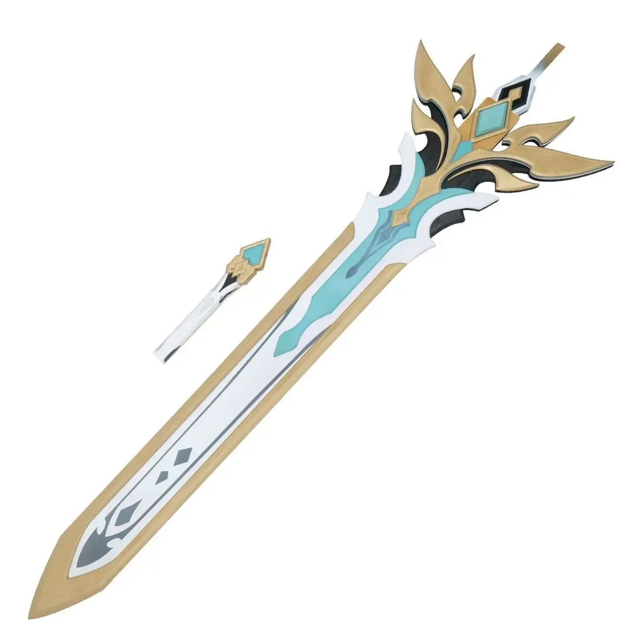 Varka Luminous Sword Weapons Wooden Long Sword Game Genshin Impact Cosplay Prop Halloween Christmas Party Costume Accessories
