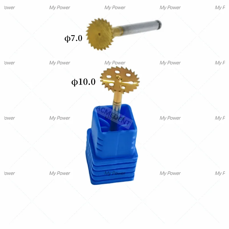 Dental Bone Saw Disk φ10.0/φ7.0 Expander Embed Sharp Thin Cutting Wheel Disc