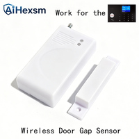 Wireless 433MHZ Extra Door Window Magnetic Contact Sensor for Home Security Security Voice Burglar PSTN GSM WIFI Alarm System