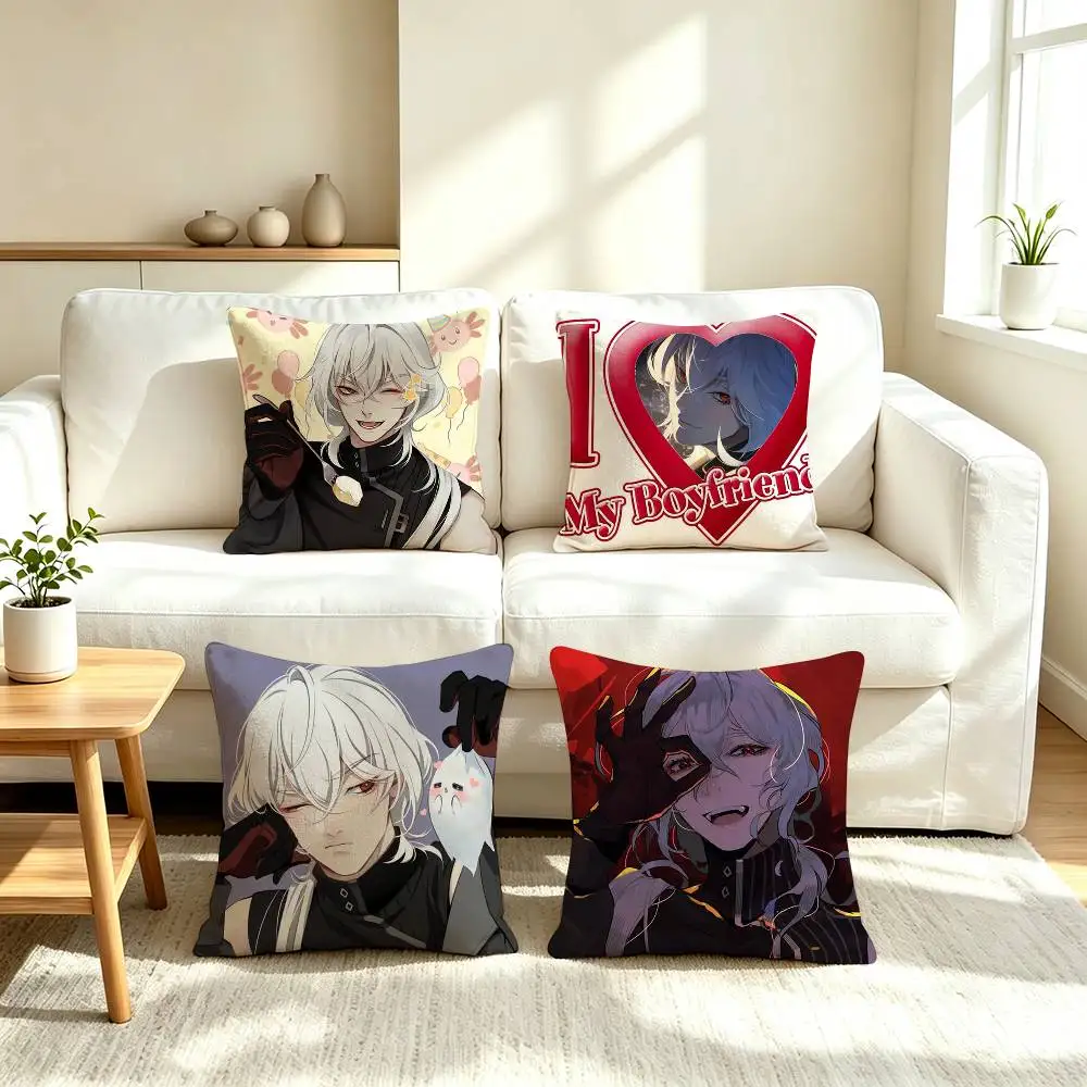 A-A Date with Death G-Game  Square Double-Sided printed Pillow Case Bedroom Bedside Pillow Sofa Cushion Cover