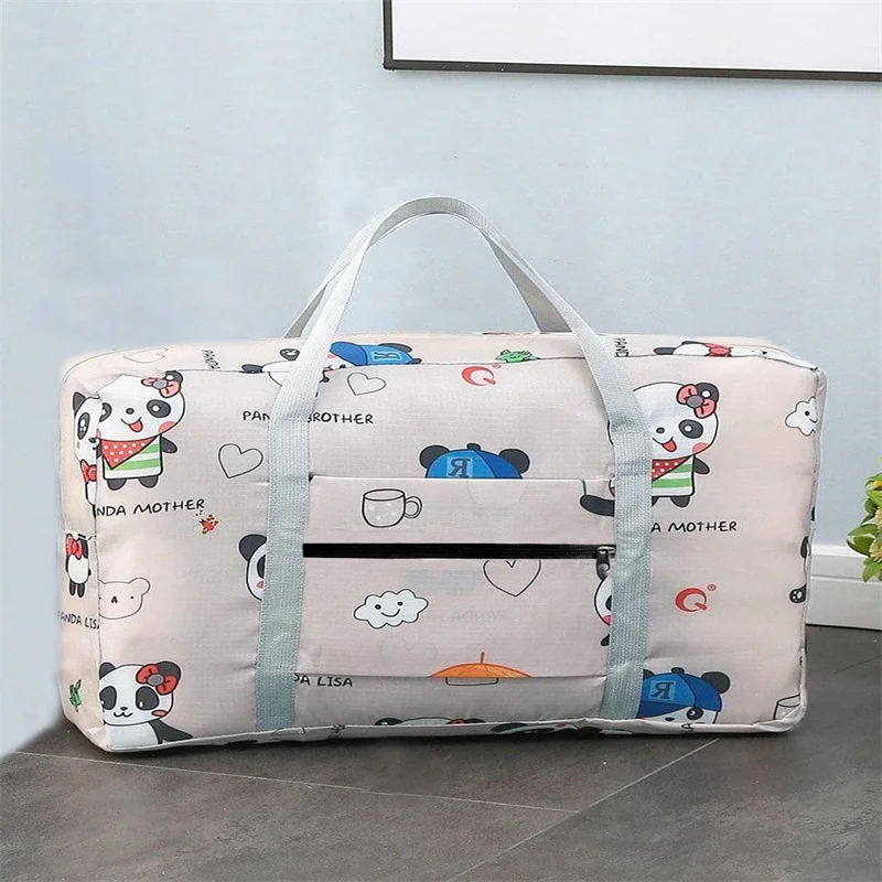 Travel Bags Multi-functional Folding Fashion Totes Single Shoulder Luggage Trolley Case Large Capacity Portable Storage Bag