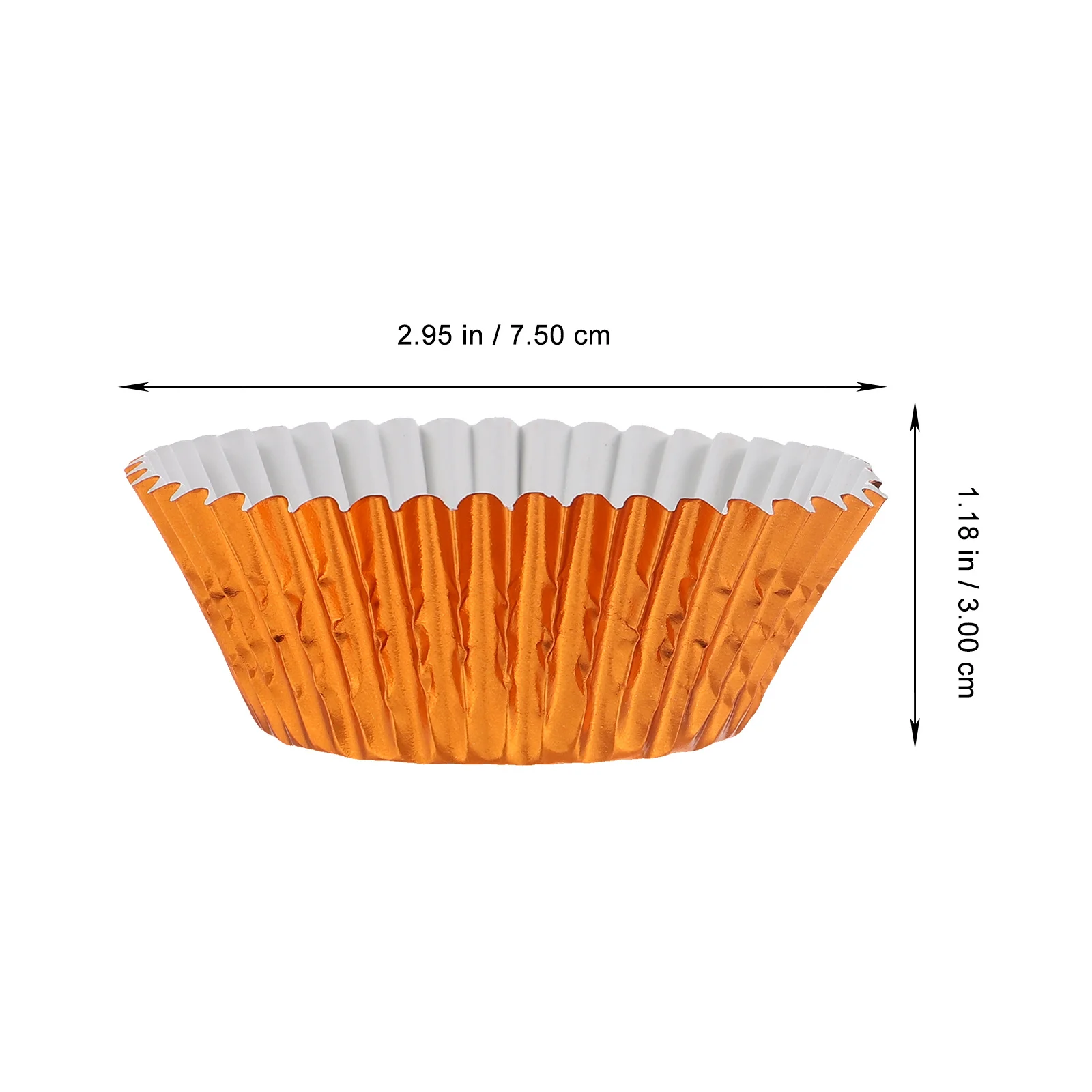 

200Pcs Cupcake Baking Cups Paper Liners Muffin Holders High Temperature Resistant for Party Wedding Cupcake Liners