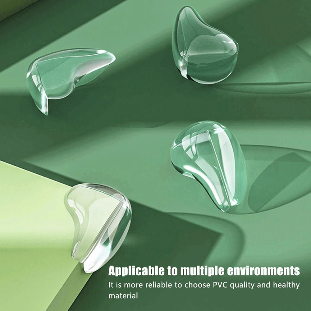 Innovative Baby Proofing Solution 10 Piece Set of Clear Corner Guards to Enhance Child Safety Around Furniture