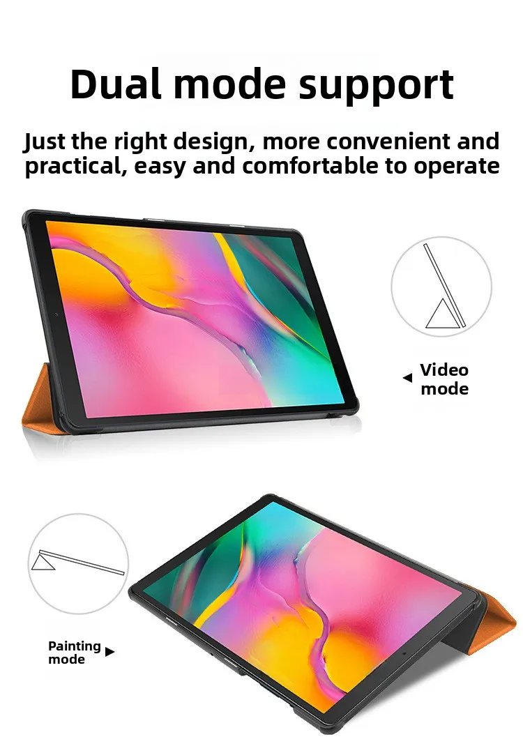 Für Galaxy TAB 9,7 Zoll T810 Tablet – Schutzhülle T815 Tablet-Lederhülle mit Polsterung – Detail 11