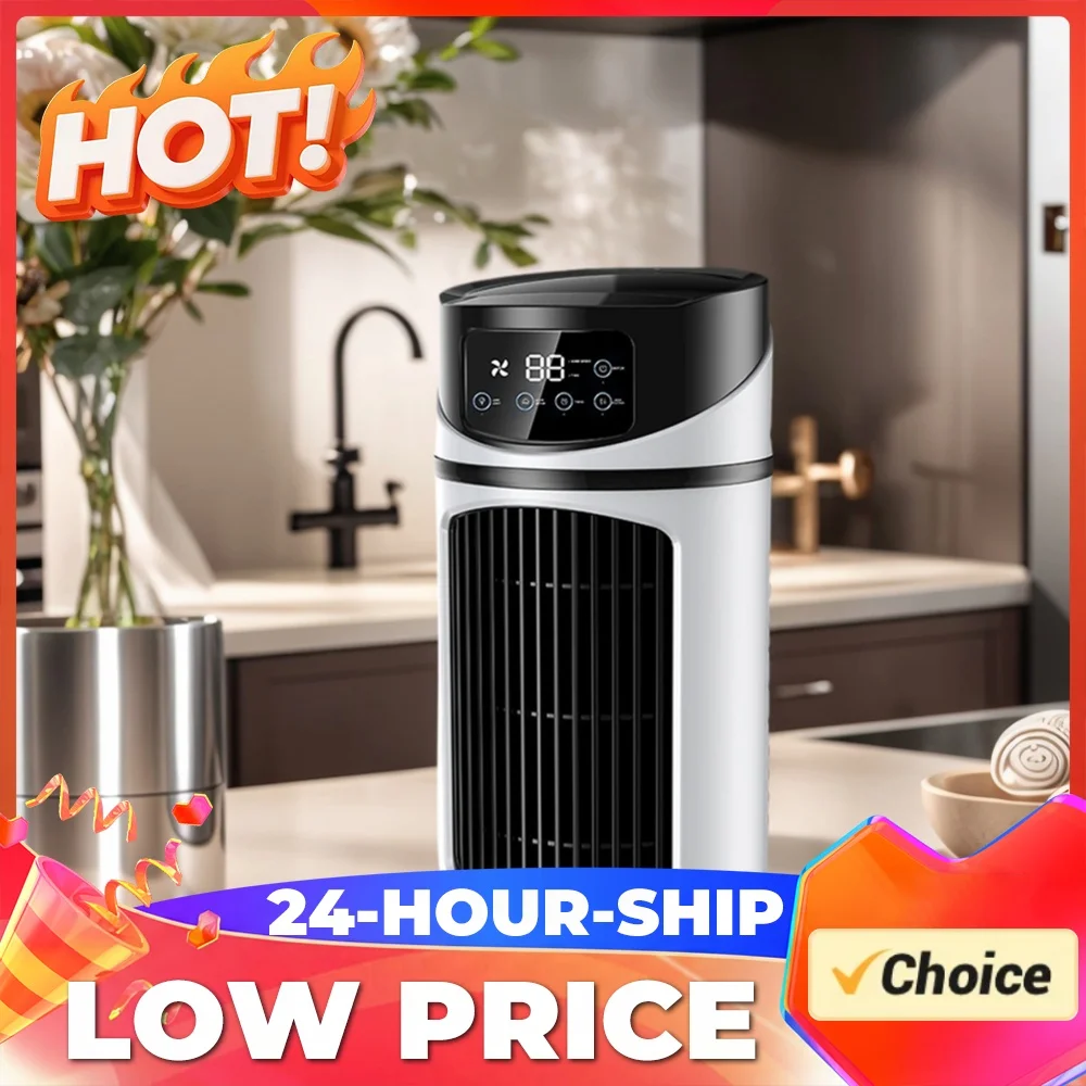 3 in 1 Personal Quiet Table Fan 6 Speeds Adjustable Circulation Wind Air Cooler Cooling Fan for Office Bedroom Desktop