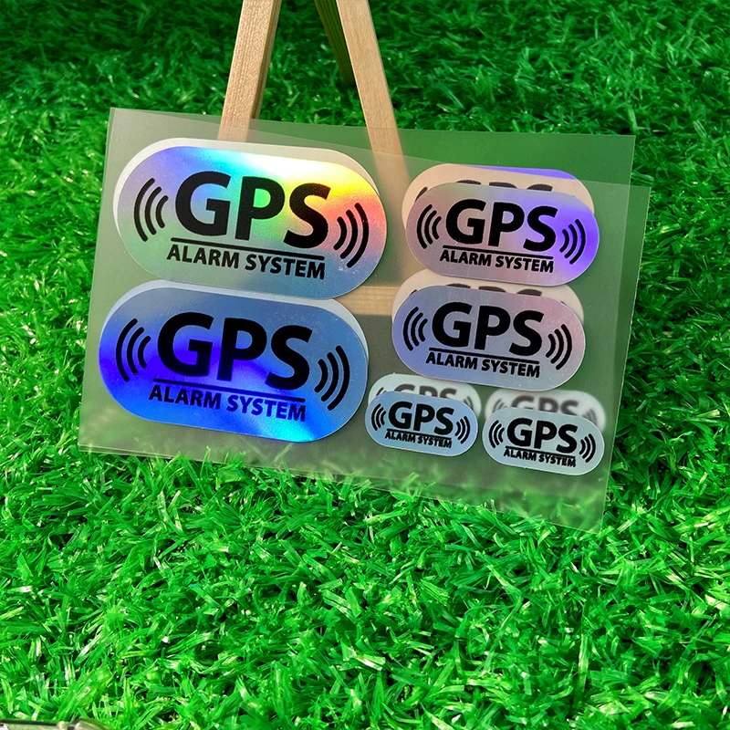 1SET GPS Reflective Laser Motorcycle Stickers Waterproof Motorbike Fuel Tank Car Window Electric Scooter Sunscreen Vinyl Decals view 6
