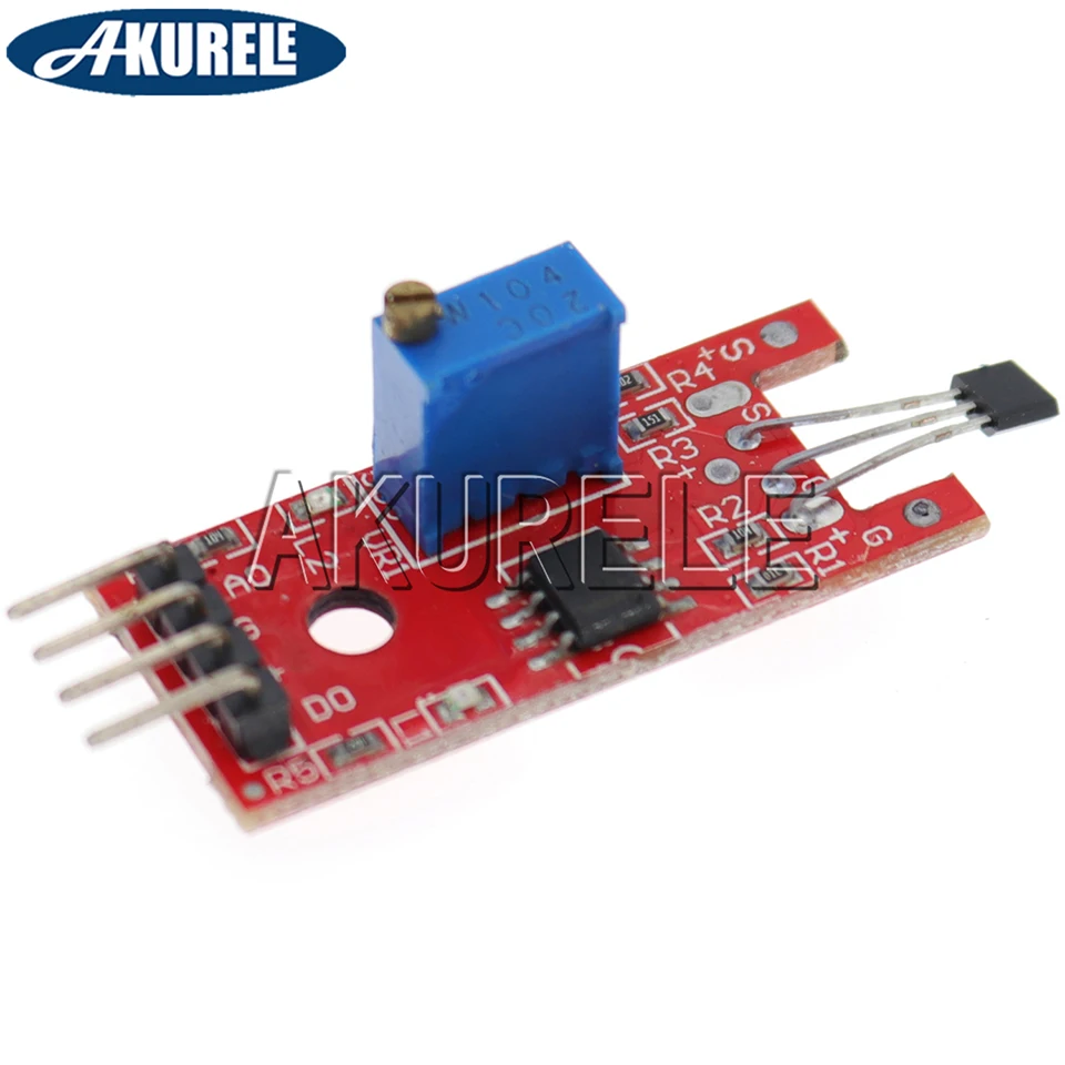 Sensor de efecto Hall magnético KY-024, interruptores, módulo de Sensor de conteo de velocidad, Módulo lineal estándar para Arduino