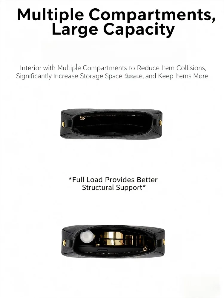 Organizer Tas Tyvek untuk Longchamp Le Pliage, Organizer Tas Tahan Air dengan Banyak Kompartemen, Pembentuk Tas Jaring, Aksesoris