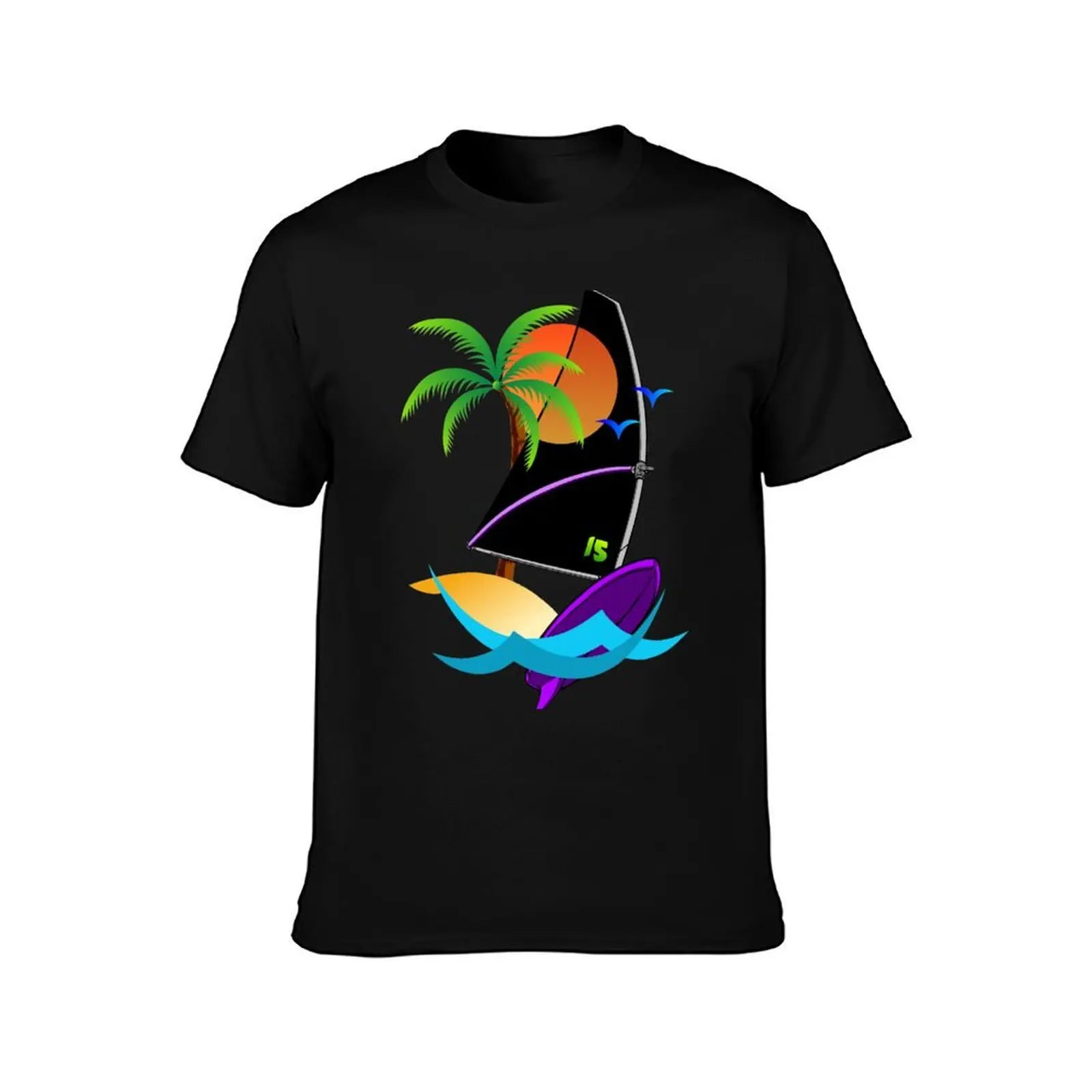 Windsurfing T-Shirt Daily Wear Print T-Shirt