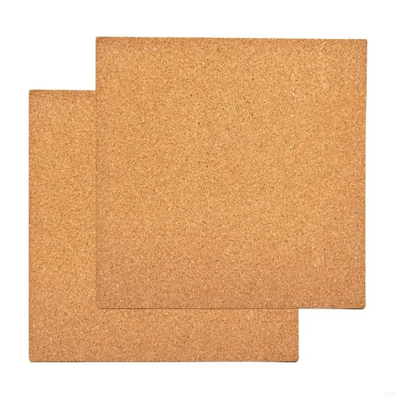 U2JE 2 Pezzi 12"x12" Piastrelle in Sughero Piastrelle Quadrate Senza Cornice in Sughero per Decorazioni Fotografiche da Parete,