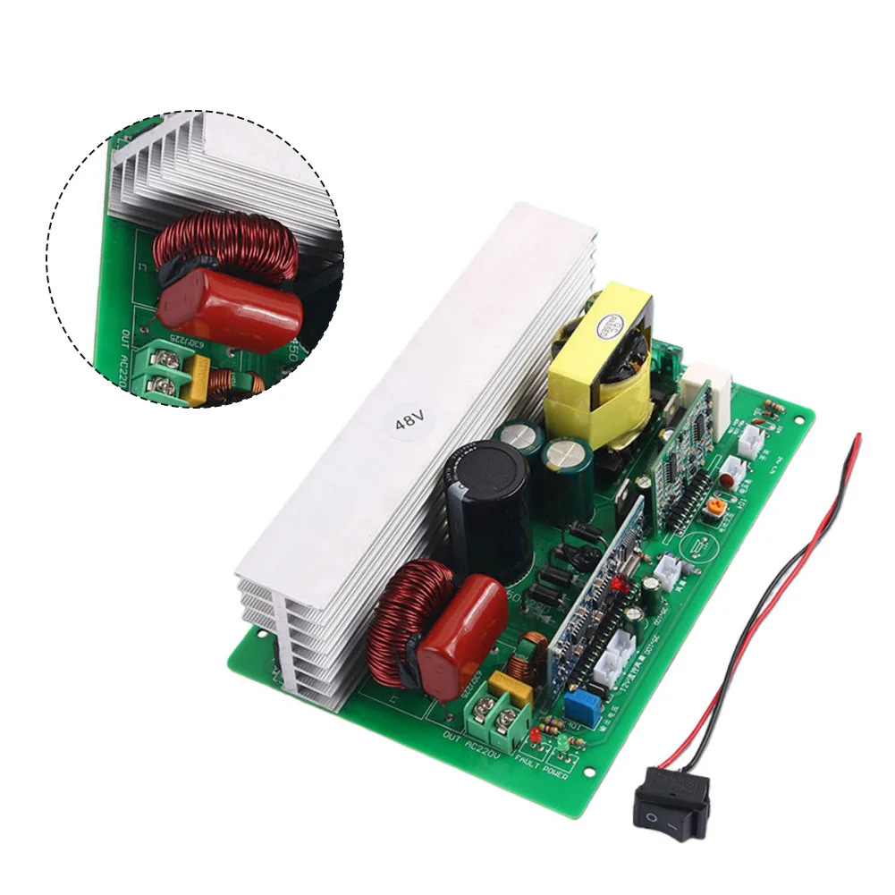 1000W Pure Sine Wave Inverter, DC48V To AC220V Power Converter, Boost Converter Intelligent Temperature Control Inverter