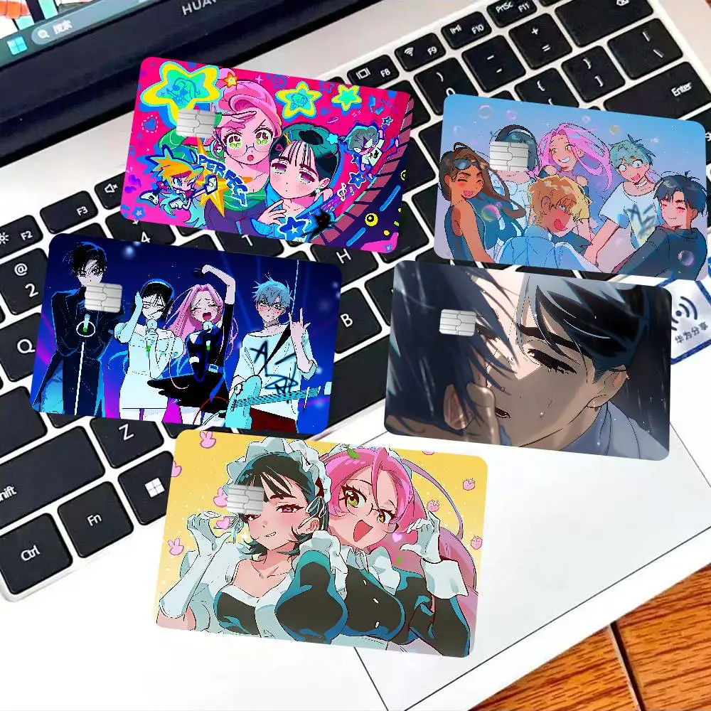 Anime A-Alien S-Stage Credit Card Skin Stickers No Adhesive Residue Water Proof For VISA Credit Card Subway Access Card