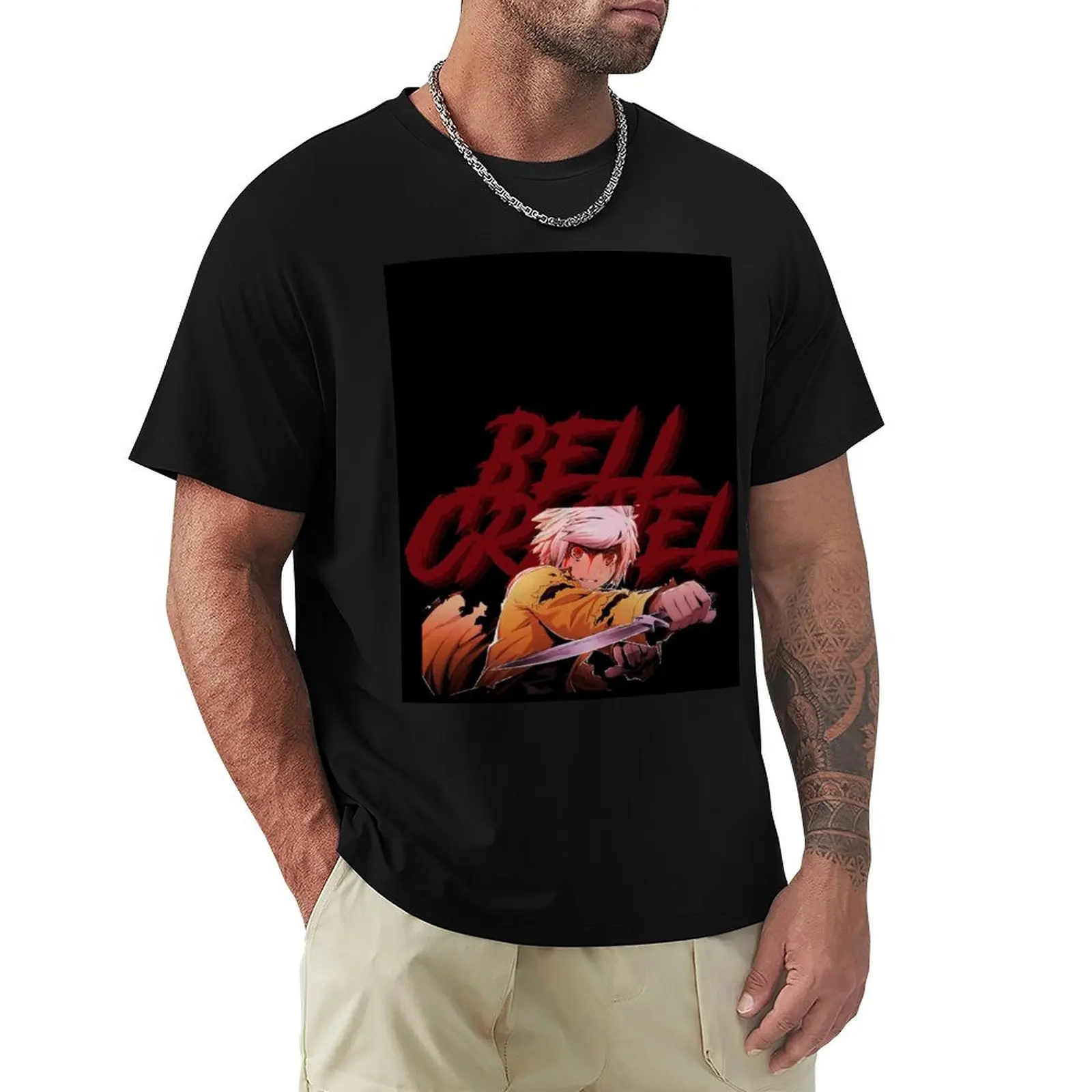 

is it wrong to try to pick up girls in a dungeon - bell cranel T-Shirt anime figures Luxury man Blouse mens designer t shirt