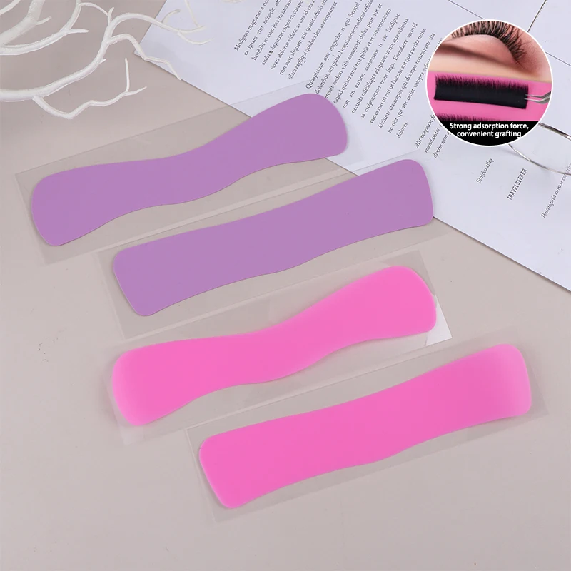 Eyelash Extension Forehead Sticker Pad Silicone Planting Graft Eyelashes Tray Stand Pallet Pad Lash Tray Holder Tool Accessories