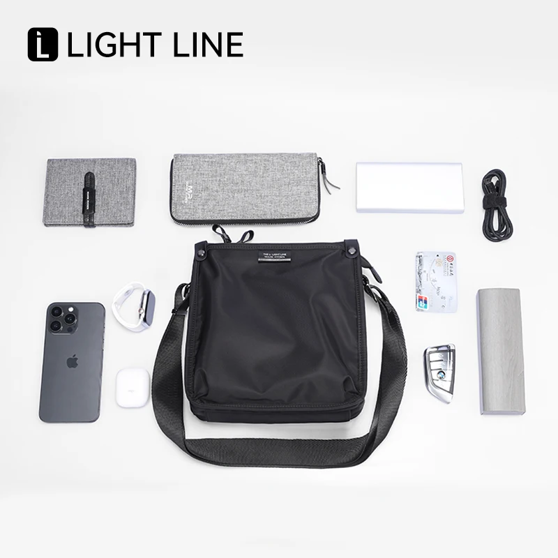 MARK RYDEN Water Repellent Crossbody Bag Nylon Casual Anti-theft Shoulder Bag for Men Daily Travel
