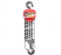 Hand Manual Chain Hoist, Lifting Height 6m Load 5 Tons, Triangular Lifting Chain, Portable Household Crane