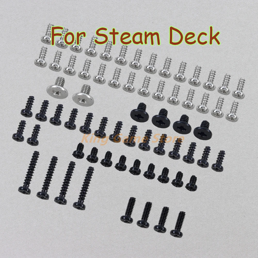 10sets Host Screws Kit Replacement Housing Screws Full Set Screws Tools For Steam Deck Game Console