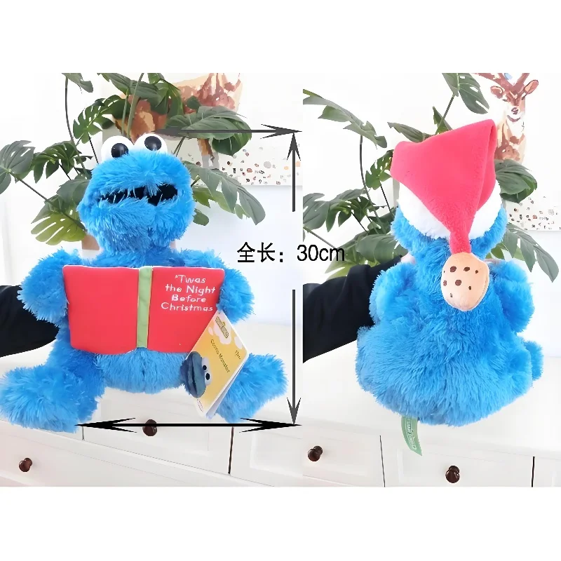 English school plush doll Elmo Abby Grovey plush toy doll Children's birthday gift souvenir