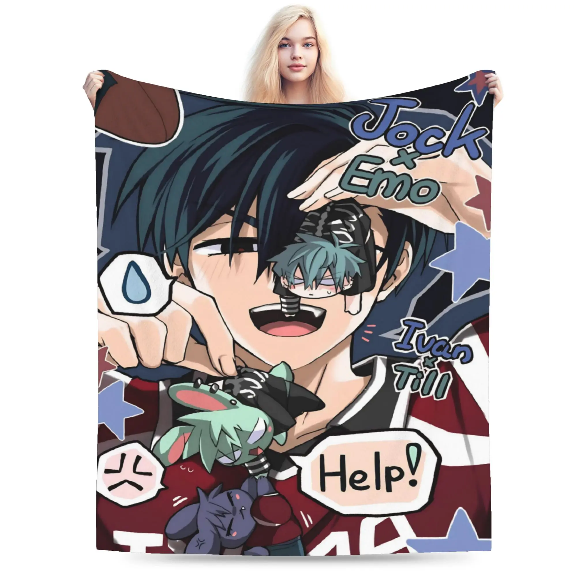 ALNST Alien Stage ivan till Blanket Fleece  Multifunction Ultra-Soft Throw Blankets for Bedroom Quilt