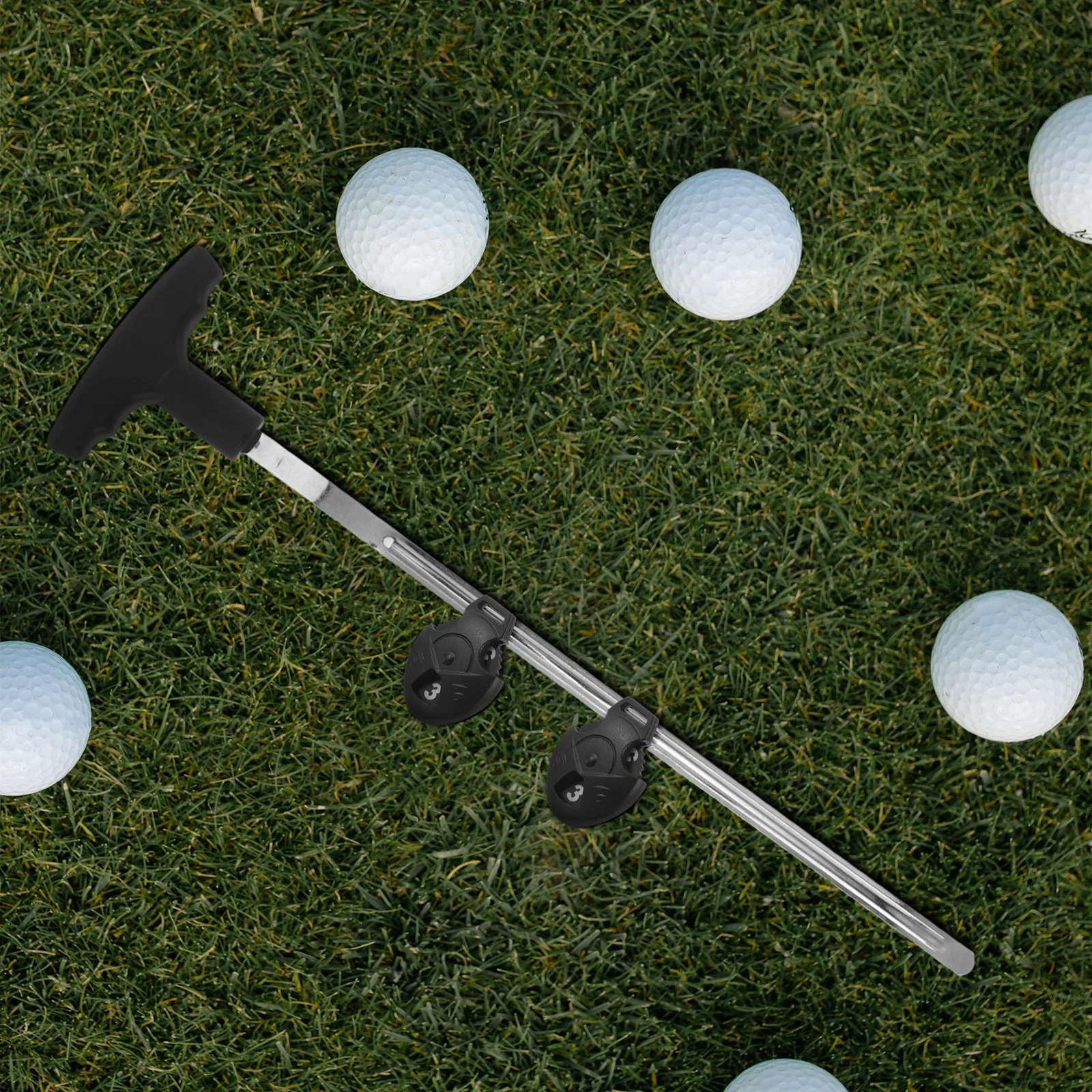 Etiquetas de identificação rotativas flexíveis, 6 peças, etiquetas de identificação para cabeça de clube, drivers, dispositivo de pontuação de golfe, acessórios de golfe