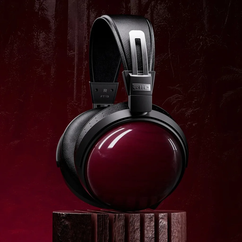 FiiO FT13 60mm Dynamic Driver Closed-Back Over-Ear Headphones Professional HIFI Wired Monitoring Big Ear 3.5+4.4mm