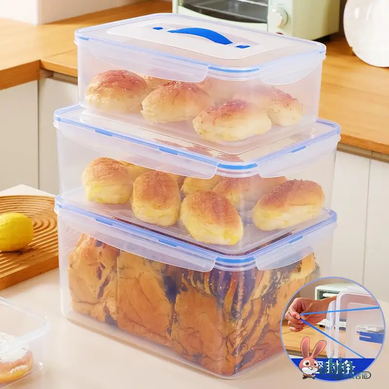 Caja de Conservación de Pan para Cocina, Contenedor Especial para Guardar Panecillos, Tostadas, Pasteles, Cereales y Vegetales