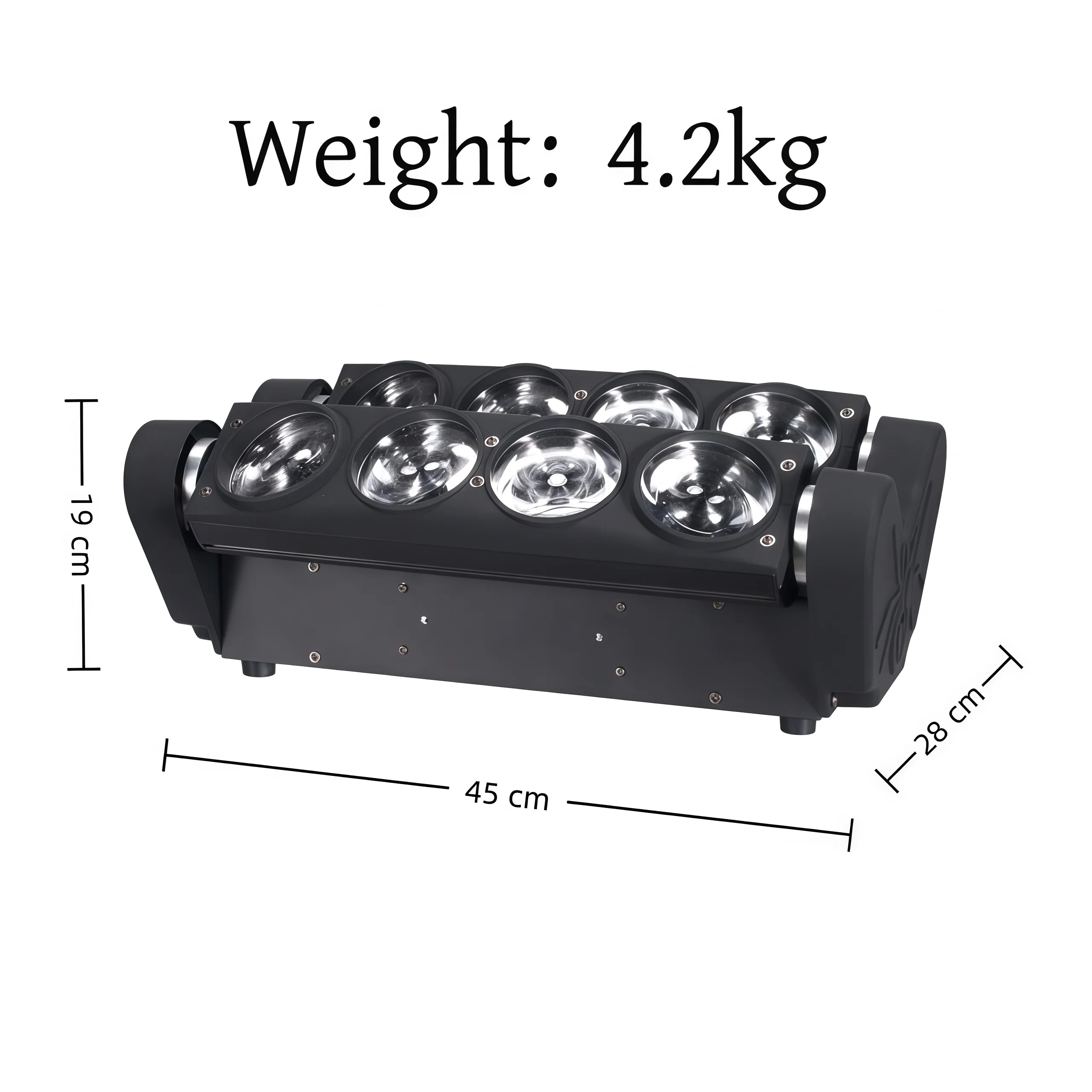 8x15W Spider LED Moving Head Light  Led Party Light DJ Lighting Beam  DMX DJ Lights Disco Bar