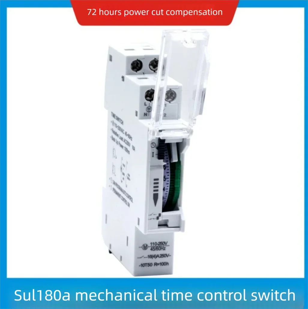 SUL180A 24-Hour Basic Mechanical Timer Simple Model for Basic Home Automation Needs