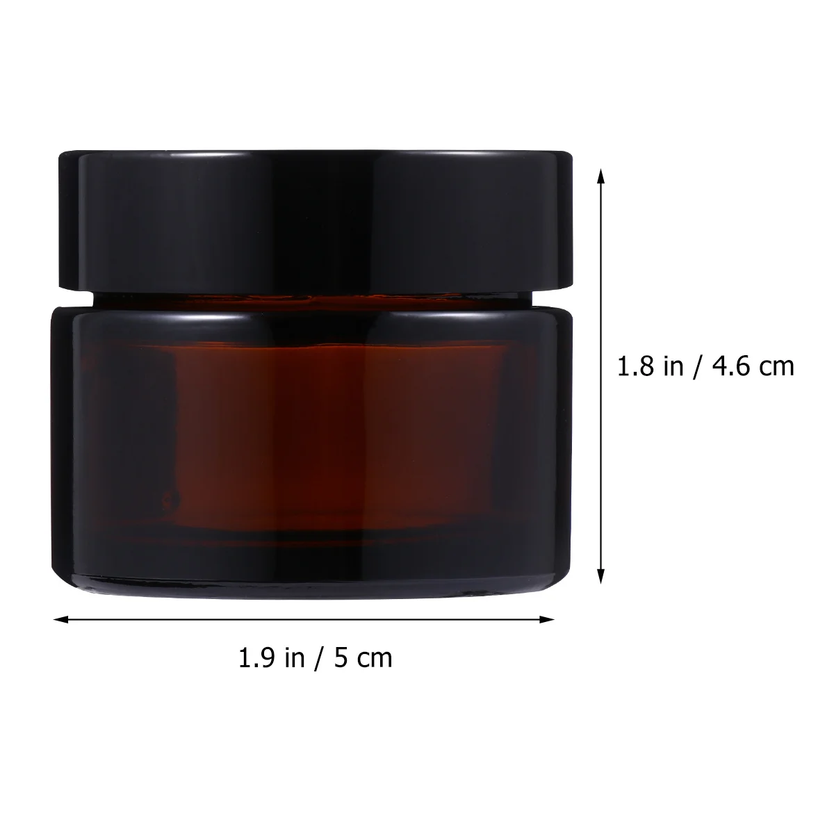 6 stuks crème glazen pot hervulbare reiscontainer voor huidverzorging zalven compacte lichtgewicht flessen ideaal voor gebruik onderweg