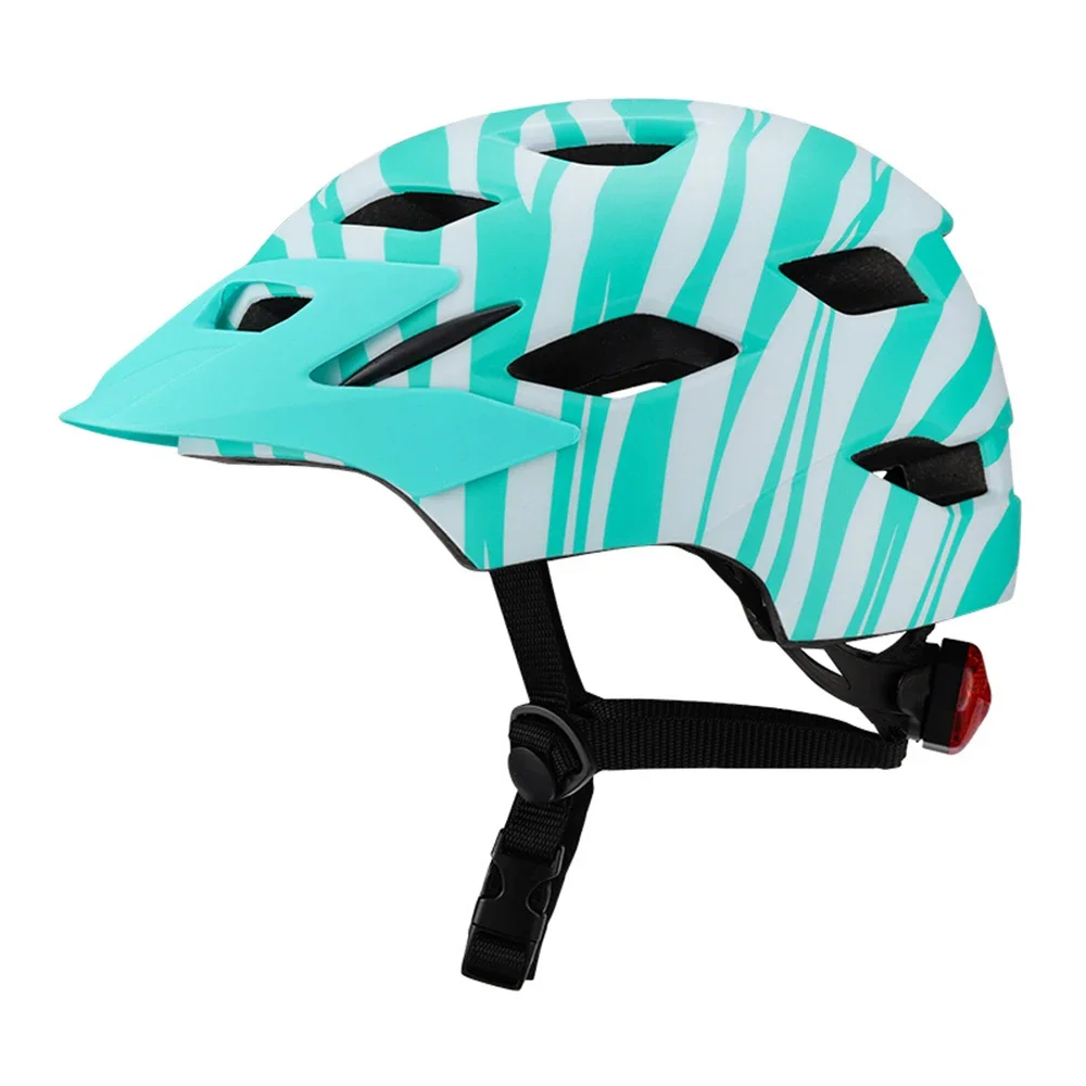 Nuovi bambini alla moda casco da ciclismo bambini sport sicurezza casco da bicicletta Scooter Balance Bike casco con fanali posteriori 48-56cm