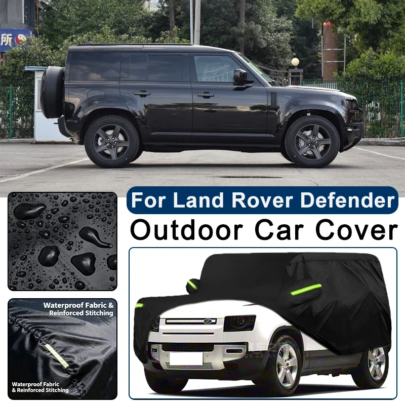 

Outdoor Car Cover Waterproof Dustproof UV Sun Protection, Full Car Protector Exterior Parts For Land Rover Defender L316 L663