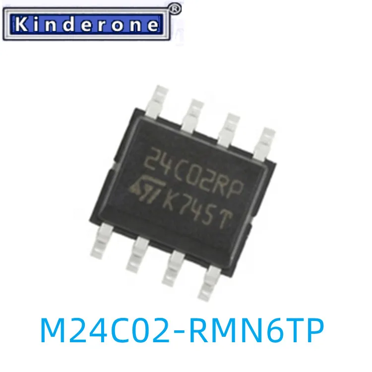 10-1000PCS  M24C02-RMN6TP M24C02  electronic eeprom 100% New