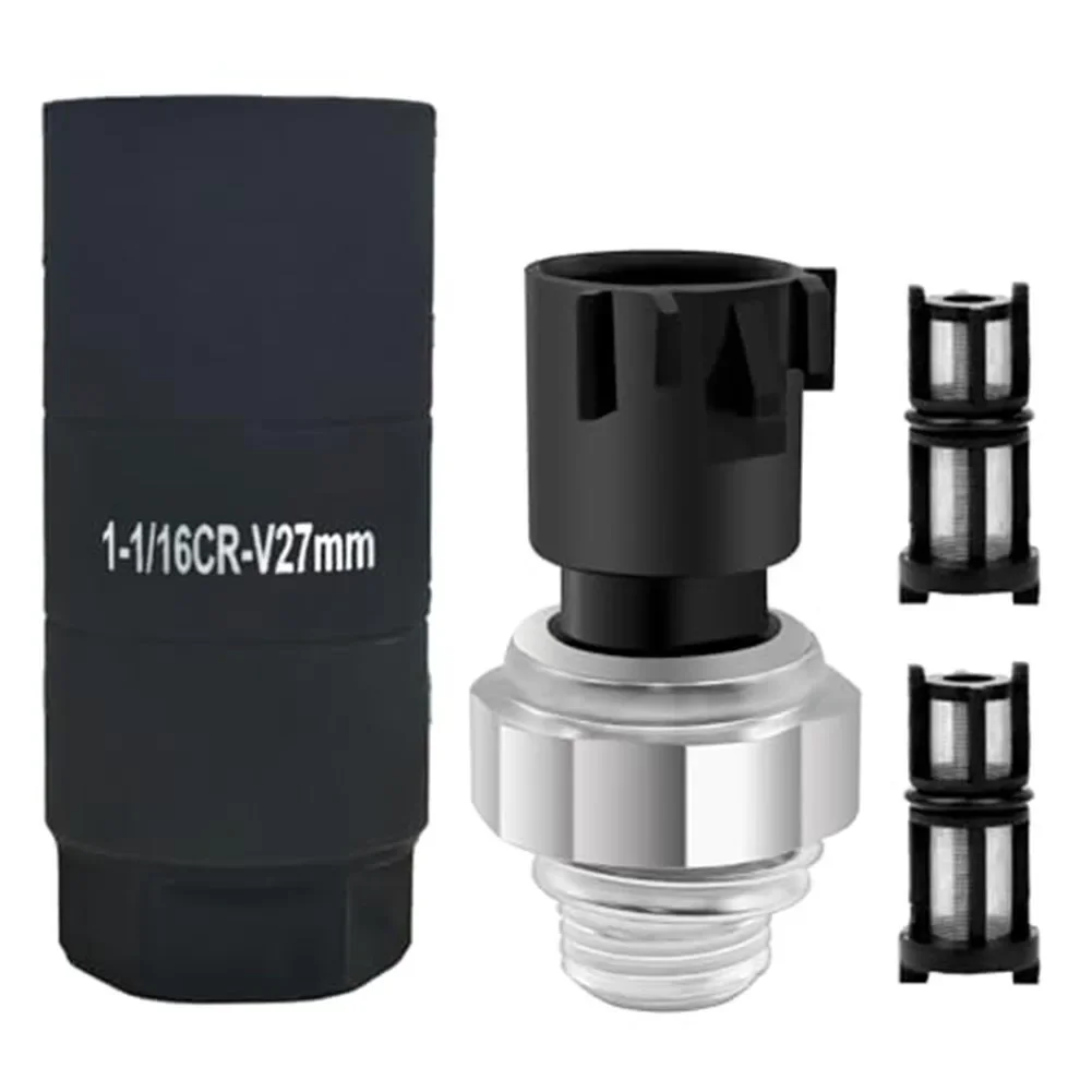 

12673134 Oil Pressure Sensor Switch with Filter for Chevrolet For Silverado For GMC Enhances Monitoring for 4 8L to 6 6L Engines