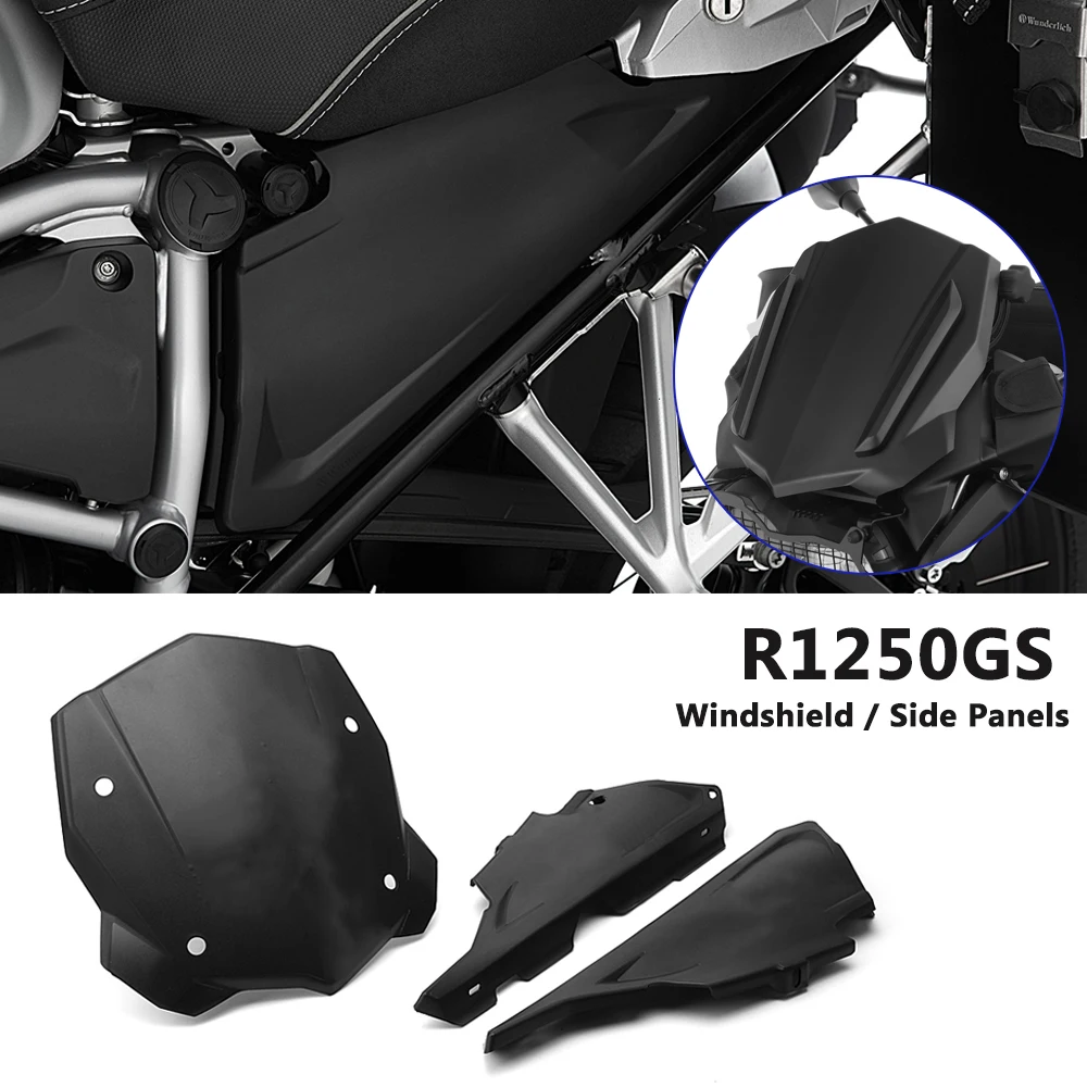 

Motorcycle Windshield Wind Deflector Viser VIsor WindScreen Side Panels Cover R1250GS Adventure For BMW R1200GS LC ADVENTURE