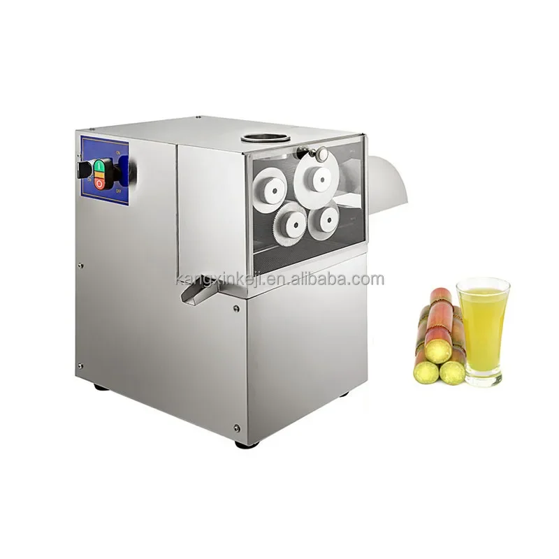 

High Efficiency Sugarcane Juice Extractor Automatic Desktop Sugarcane Juicer Making Machine