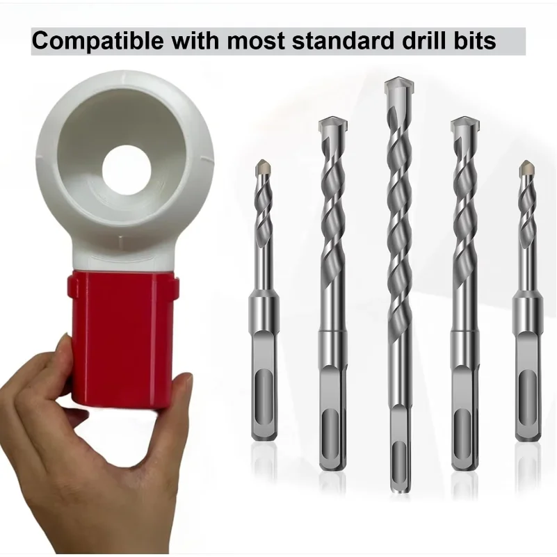 Rafford 1Pc Drill Dust Collector Box Wall Drilling Sawdust Catcher Removable Dust Cup for Clean Home DIY Renovation