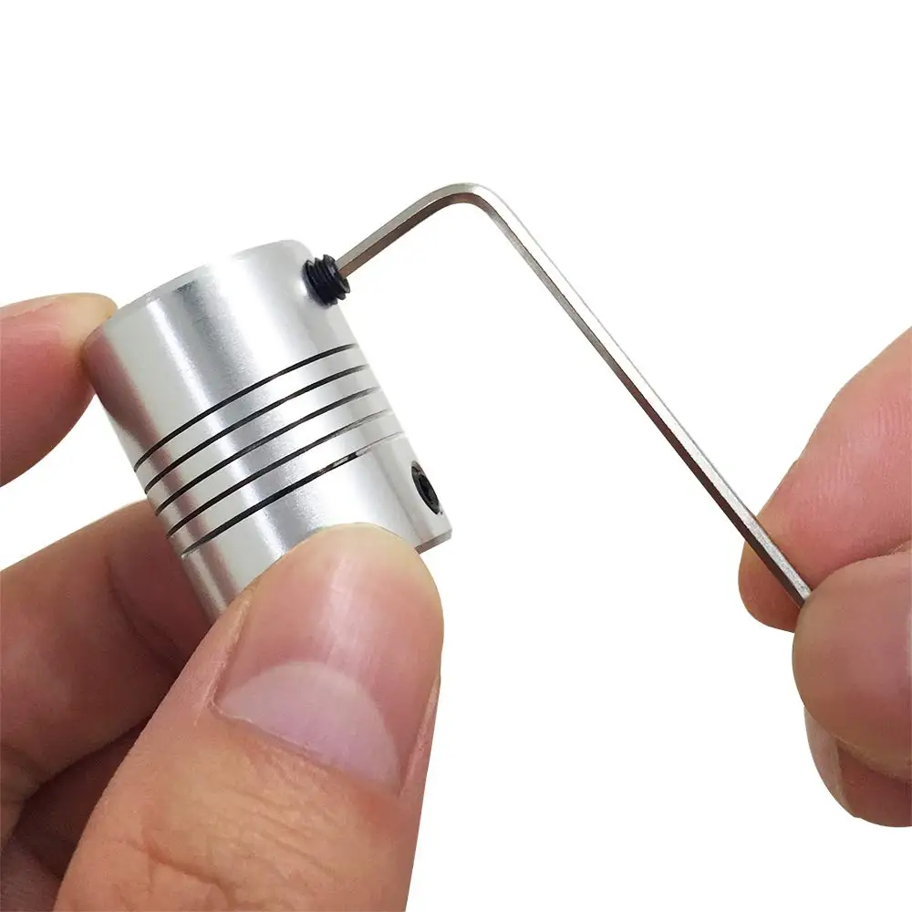 Offizielle flexible Creality-Kupplungen, 5 mm bis 8 mm, 3D-Wellenkupplung, Aluminiumgehäuse, starre Kupplung für Ender 3 V2/PRO/CR10-Serie – Detail 3