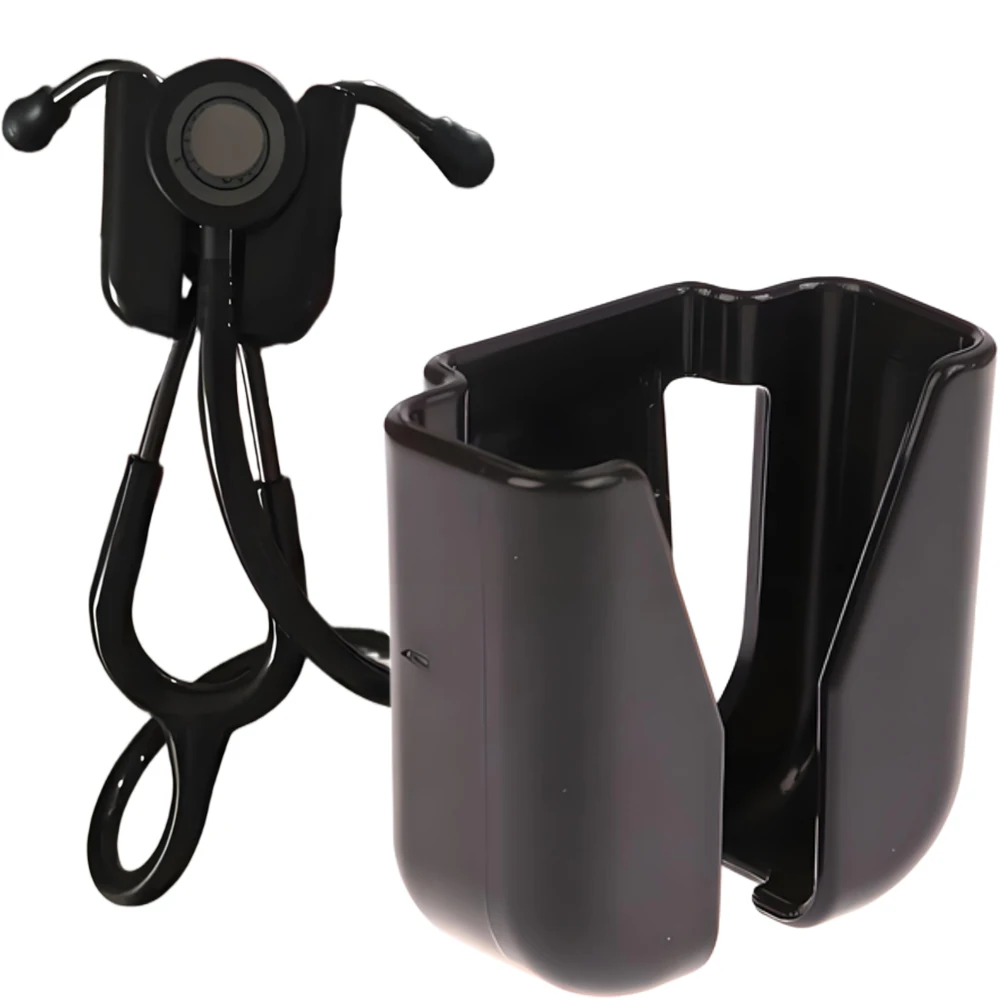 

Universal Stethoscopes Clip Hip Holder Plastic Durable Fastener Belt Clip Holder Medical Care Accessories