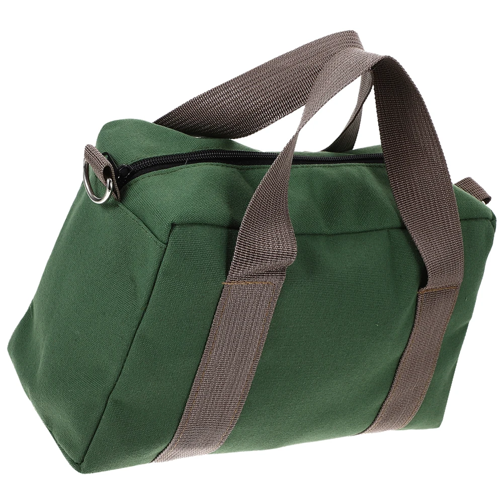

Canvas 14 Inch Large Capacity Electricians Work Bag Thick Material Waterproof Durable Tools Storage Pouch Outdoor Repair