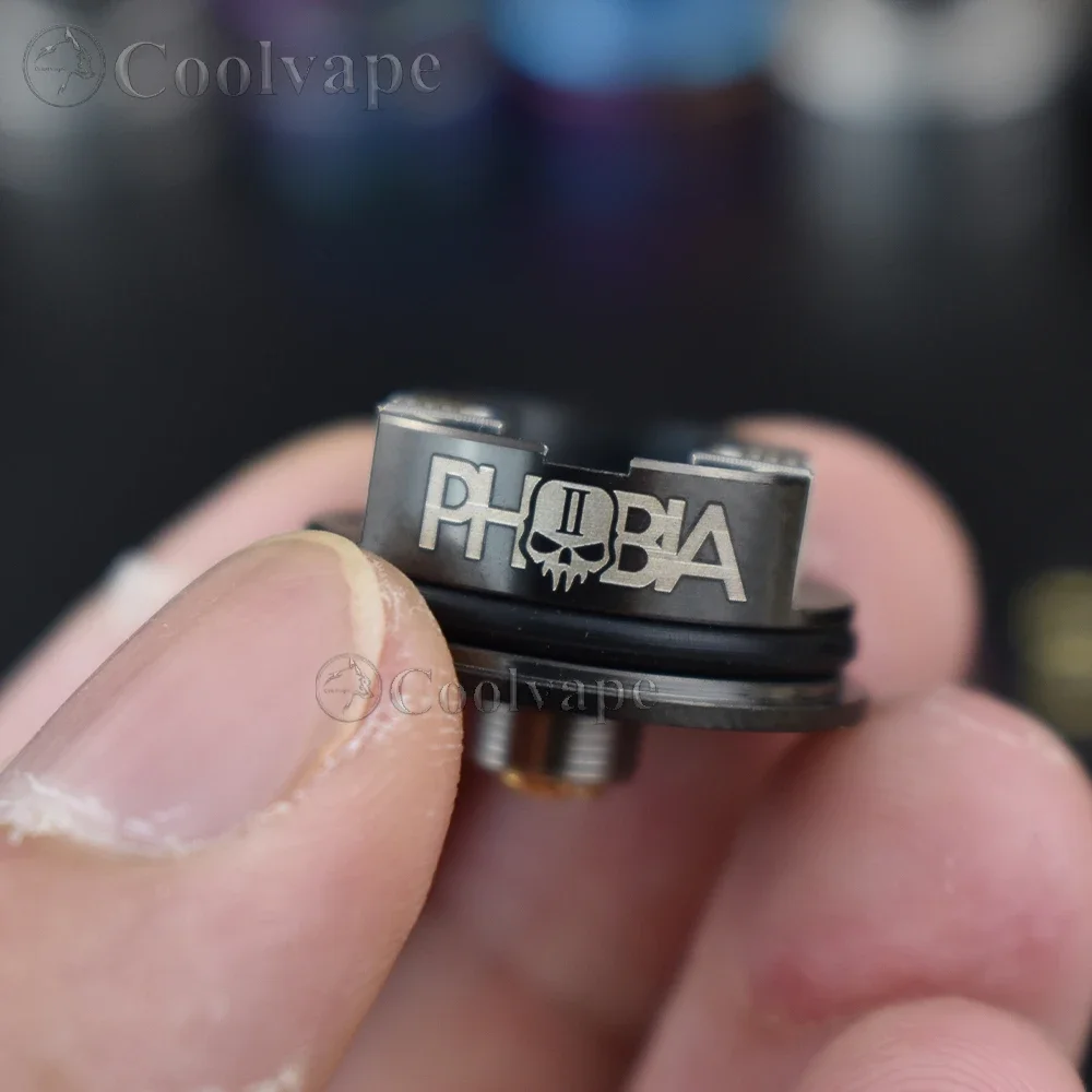 Wolfcoolvape Phobia V2 24mm RDA 316SS Squonk BF atomizer tank for coils & atomizers - gallery image 4