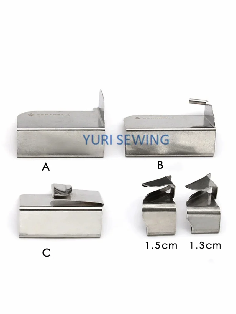 Anti-curling positioner anti-valgus edge blocking anti-roll cloth Overlock coverlock stitch industrial sewing machine parts
