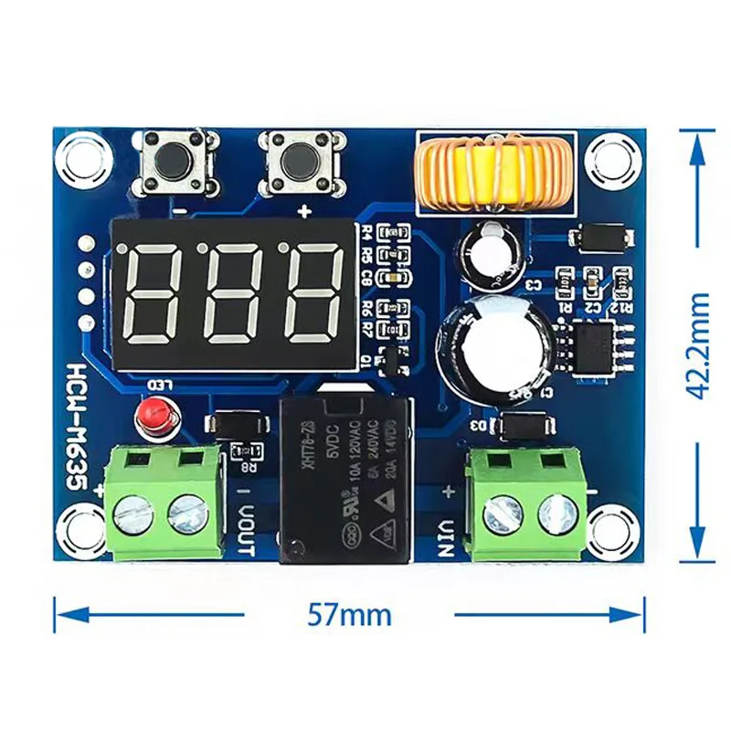 XH-M609 DC Voltage Protection Module Lithium Battery Undervoltage Loss Low Battery Disconnection