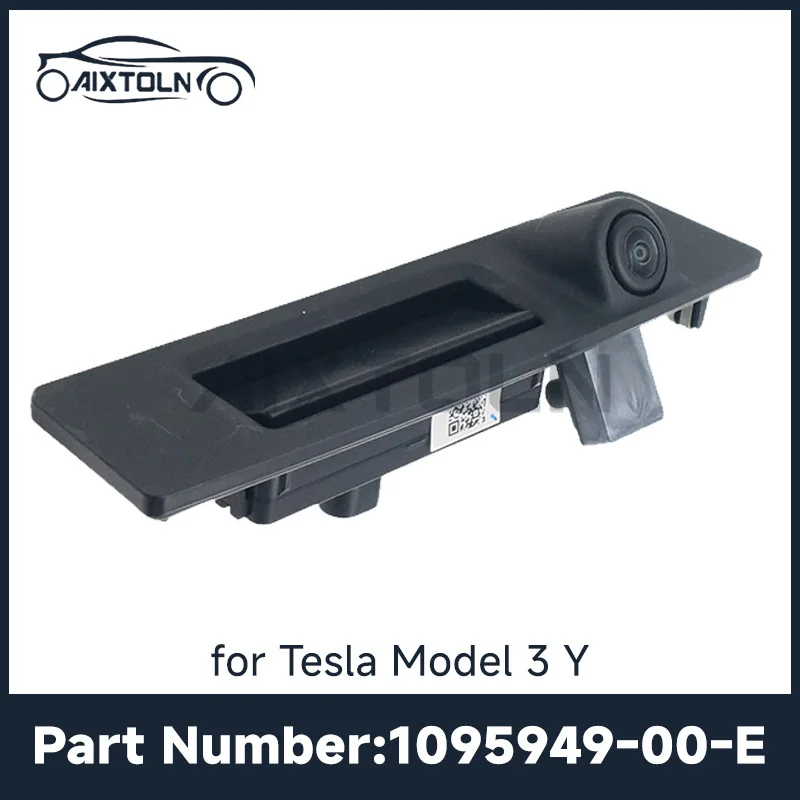 Rear Trunk Handle with Backup Camera 1095949-00-E For Tesla Model 3 5YJ3 2017-2024 Model Y 5YJY 2020-2024 109594900E 1761508-00D